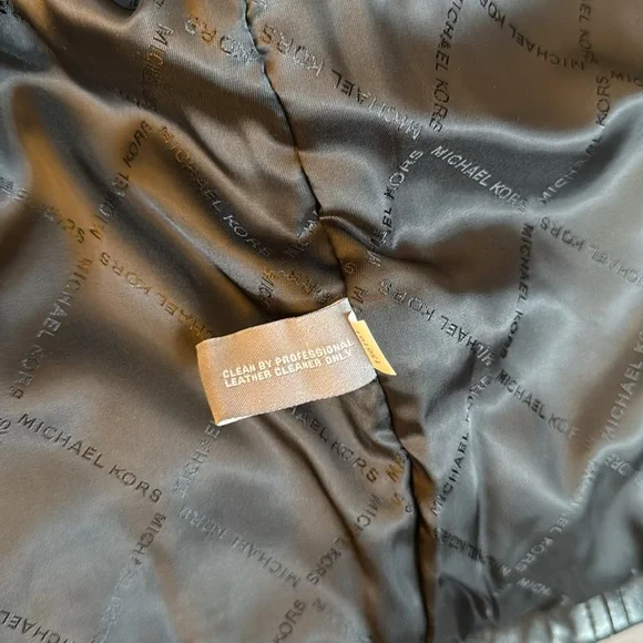 Michael Kors Leather Jacket - Picture 7 of 11